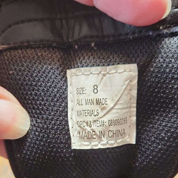 Rawlings Black and Red Baseball Cleats Shoes Men's Size 8 - Picture 7 of 7